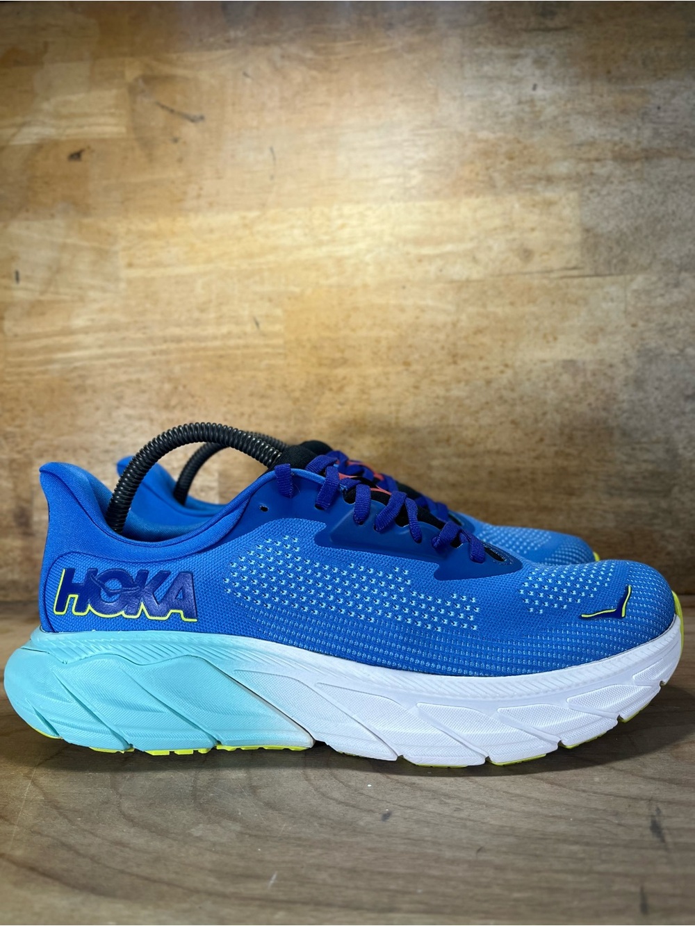 Hoka One One Arahi 7 CUSHIONED Mens Size 8.5 Running Shoes Sneakers Blue